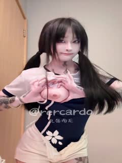 抖音颜值女神【九条南无】最新高价福利4