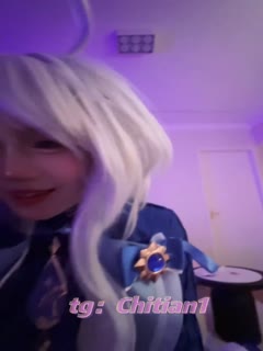 超嫩极品颜值可爱小萝莉cosplay芙宁娜03